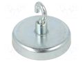 Magnet: permanent; hard ferrite; 125N; 40mm; with hook ELESA+GANTER GN50.6-HF-40-A