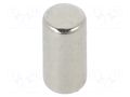 Magnet: permanent; neodymium; 2.5N; Ø: 3mm; H: 6mm ELESA+GANTER GN55.2-ND-3-6
