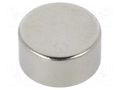 Magnet: permanent; neodymium; 21N; Ø: 10mm; H: 5mm ELESA+GANTER GN55.2-ND-10-5