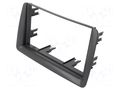 Radio frame; Fiat; 2 DIN; grey 4CARMEDIA RAM-40.151.3