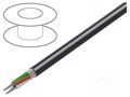 Wire; 4x22AWG; stranded; Cu; unshielded; PVC; chrome; 30m; CPR: Eca BELDEN 8444.060100
