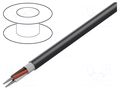 Wire; unshielded; 300V; 30m; Cu; stranded; black; 100ft BELDEN 8454.010100