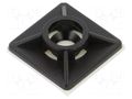 Holder; self-adhesive; polyamide; UL94V-2; black; A: 19mm; B: 3.5mm BOSSARD B19X4/BN20345
