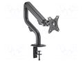 Holder; 8kg; 17÷32"; Arm len: 515mm; Standard: 75x75mm,100x100mm GEMBIRD MA-DA1-02
