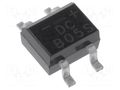 Bridge rectifier: single-phase; 50V; If: 0.5A; Ifsm: 30A; DB-1MS DC COMPONENTS B05S