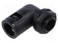 Cable gland; M16; polyamide; PA6S; Pitch: 1.5; Type: angular ANAMET EUROPE AN-968.315.2