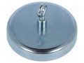 Magnet: permanent; hard ferrite; 280N; 57mm; with eyelet ELESA+GANTER GN50.6-HF-57-B