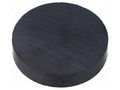 Magnet: permanent; hard ferrite; 11N; Ø: 30.5mm; H: 6mm ELESA+GANTER GN55.2-HF-30.5-6