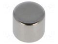 Magnet: permanent; neodymium; 49N; Ø: 12mm; H: 10mm ELESA+GANTER GN55.2-ND-12-10