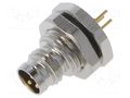 Connector: M8; socket; male; 48V; 4A; PIN: 3; IP67; THT LUTRONIC 0831-03-T10CP