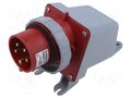 Connector: AC supply 3-phase; socket; male; PIN: 5; 16A; 415V; IP&S AMPHENOL 2CMA167078R1000