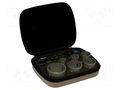 Hole saw set; 22mm,29mm,35mm,44mm,51mm,64mm; 6pcs. IRIMO SA.810-2264-4