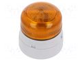 Signaller: lighting; flashing light; white; Flashguard; 230VAC KLAXON SIGNALS QBS-0311