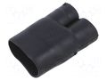 Cable breakout; glueless; 20/9mm; black; -75÷150°C; RAYCHEM; Y TE Connectivity 382W042-25-0