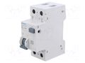 RCBO breaker; Inom: 32A; Ires: 30mA; Poles: 1+N; 230/400VAC; IP20 SIEMENS 5SU1356-6KK32