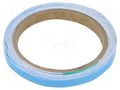 Tape: heat transfer; W: 9mm; L: 5m; Thk: 0.25mm; 0.6W/mK; white 3M 3M-8810-9-5