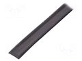 Heat shrink sleeve; glued; 4: 1; 16mm; black; polyolefine; reel CYG/KTG CB-DWT16-4X/25M-BK