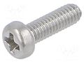 Screw; M2.5x8; 0.45; Head: cheese head; Phillips; PH1; ISO 7048 BOSSARD B2.5X8/BN2845