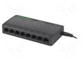 Switch Ethernet; RJ45 socket x8; PnP,LED status indicator LANBERG DSP1-1008