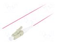 Optic fiber pigtail; OM4; LC/UPC; 2m; Optical fiber: 50/125um LANBERG FP-LCUPMS41-0020VT
