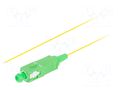 Optic fiber pigtail; SC/APC; 2m; 9/125um; LSZH; green; yellow LANBERG FP-SCAPSS11-0020YE