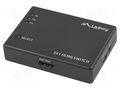 Switch; HDCP 2.2,HDMI 2.0; Support: 3D,4K,HDR,UHD 2160p; 0.8m LANBERG SWV-HDMI-0003