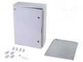 Enclosure: wall mounting; X: 500mm; Y: 700mm; Z: 245mm; ABS; grey ELEKTRO-PLAST NASIELSK EPN-2764-00