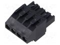 Relays accessories: plug-in connector; PIN: 4; SOB CELDUC 1Y042715