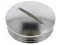 Stopper; PG21; IP54; brass; Plating: nickel; SKINDICHT®; Thread: PG LAPP LP-52003430