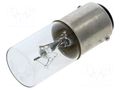 Filament lamp: bayonet; BA15D; warm white; 12VDC; 12VAC; 5W WERMA WER-95584034