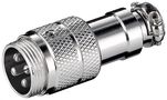 Microphone Plug (4-Pin) - with screwed strain-relief 11681