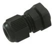 CABLE GLAND, PA, 6.5MM, M12, BLACK 50007M12PASW-F