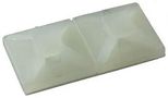 CABLE TIE MOUNT, WHITE, ADHESIVE, PK50 151-01801