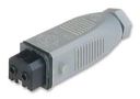 RECTANGULAR, RECEPTACLE, 2+E WAY, CABLE STAK20