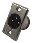 PLUG, XLR, PANEL, 3POLE 703-0300
