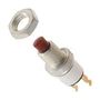 PB SWITCH, SPST, 0.15A, 5VDC, PANEL 30-601 RED.