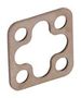 FLAT GASKET, EPDM, RECTANGULAR CONN GSA 200-7 EPDM