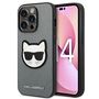 Karl Lagerfeld Saffiano Choupette Head Patch case for iPhone 14 Pro - silver, Karl Lagerfeld 3666339077013 3666339077013