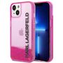 Karl Lagerfeld Liquid Glitter Elong Case for iPhone 14 6.1&quot; - Pink, Karl Lagerfeld 3666339091583 3666339091583
