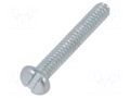 Screw; UNC4-40x19.1; Head: cheese head; slotted; steel; zinc KEYSTONE KEYS9304