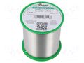Tin; lead free; Sn99Ag0,3Cu0,7; 500um; 500g; reel; 216÷227°C; 3% CYNEL SAC0307-0.5/0.5
