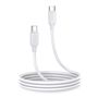 Joyroom Long-Lasting Series A9 USB-C / USB-C PD QC cable 60W 3A 1m - white, Joyroom 6956116733704 6956116733704