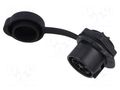 Connector: circular; socket; male; 02; 12A; 500V; PIN: 5; IP67 LUTRONIC 2630-05-T22-CB-100