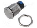 Switch: vandal resistant; Pos: 2; SPDT; 2A/250VAC; 1A/30VDC; IP67 DECA SwitchLab Inc. F24S1-1230NDS000