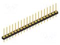 Connector: pin strips; pin header; male; PIN: 19; THT; 1.5A; 60V FISCHER ELEKTRONIK MKLP.42.19.G