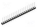 Connector: pin strips; pin header; male; PIN: 19; THT; 1.5A; 60V FISCHER ELEKTRONIK MKLP.42.19.Z