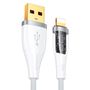 Joyroom Star-Cloud Series A3 USB-A / Lightning Cable 2.4A 1.2m with Smart Switch - White, Joyroom 6941237199126