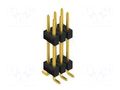 Connector: pin strips; pin header; male; PIN: 6; 3A; 250V; SMT; 2x3 FISCHER ELEKTRONIK SL16SMD1576.G