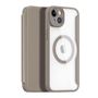 Dux Ducis Skin X Pro case iPhone 14 Plus MagSafe magnetic flip case beige, Dux Ducis 6934913033609 6934913033609