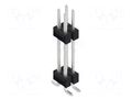 Connector: pin strips; pin header; male; PIN: 4; 3A; 250V; SMT; 2x2 FISCHER ELEKTRONIK SL16SMD1824.Z